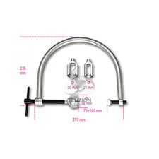 Ventilheberklemme mit drei