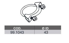ASSO 99.1043 Auspuffschelle